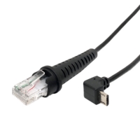RJ50 10P10C to 90-Degree Micro USB AM Cable