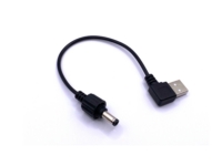 DC Power Cord - DC5525 Plug to USB 90-Degree AM