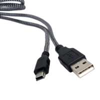 USB AM to Mini USB B Braided Cable