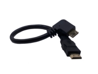 Mini HDMI M to 90-Degree Mini HDMI M Cable