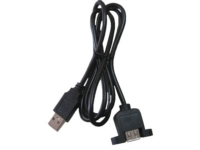 USB AM to USB AF with Screw Lock Cable