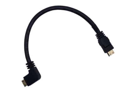 Mini HDMI M to 90-Degree Mini HDMI M Cable
