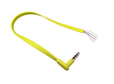 Audio Cable - 3.5mm 90-Degree Plug to Open end