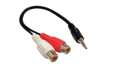 Audio Cable - 3.5mm Plug to RCA Jack