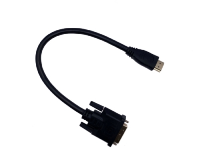 DVI 18+1 Pin M to HDMI M Cable