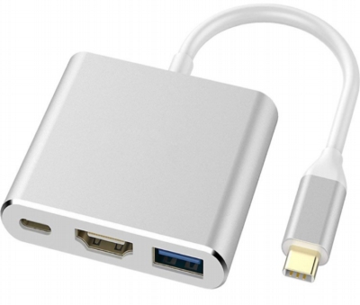 USB Hub - USB Type C to HDMI + USB 3.0 + USB PowerDelivery