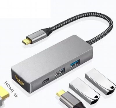 USB Hub - USB Type C to HDMI + USB 3.0 + USB 2.0 + USB PowerDelivery