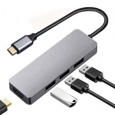 USB Hub - USB Type C to HDMI + USB 3.0 + USB 2.0 x 2
