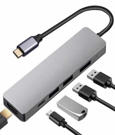 USB Hub - USB Type C to HDMI + USB 3.0 + USB 2.0 x 2 + USB PowerDelivery