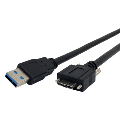 USB 3.0 AM to Micro USB B with Screw Lock Cable