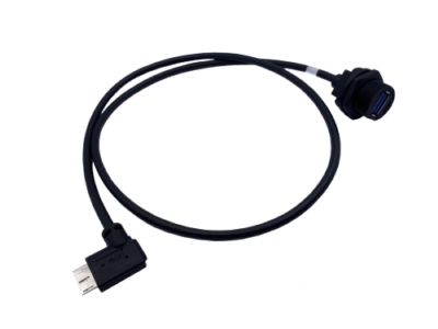 Waterproof Cable - USB 3.0 AF to 90-Degree Micro USB 3.0 BM