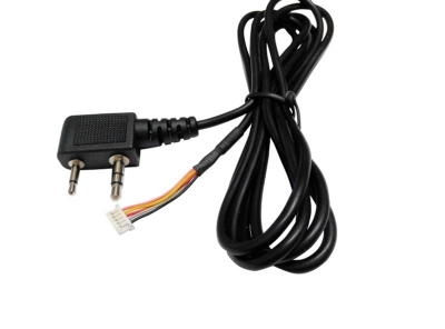 Audio Cable - Airplane audio Plug to 6 Pin Housing