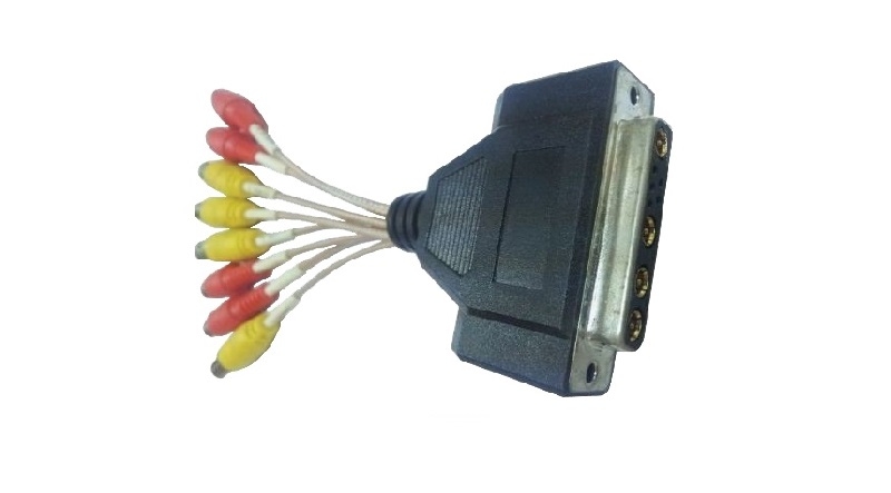 Customized Cable-8xRCA to 4xRCA +DB 5 Customized Cable-8xRCA to 4xRCA +DB 5