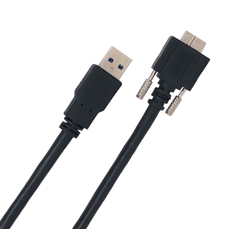 Usb 3 0 Am To Micro Usb B With Screw Lock Cable Sunca Co Ltd